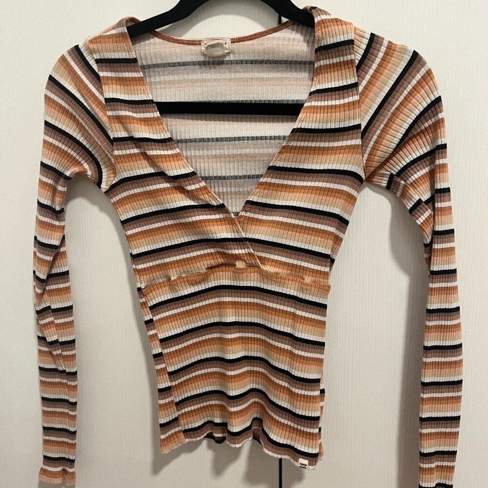 Billabong Taking Time Long Sleeve Top - Multi - Size M